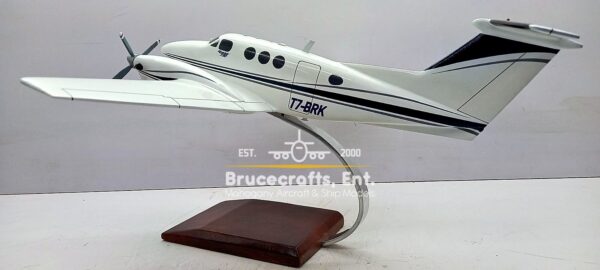 Model of Beechcraft King Air F90 with detailed craftsmanship.